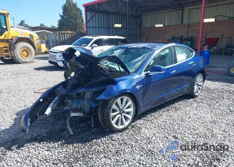 2018 Tesla Model 3 Long Range/Performance from USA, damaged, VIN 5YJ3E1EB9JF063745